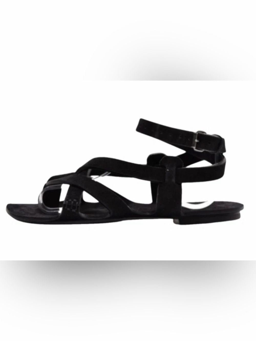Saint Laurent “Culver” Black Suede Gladiator Sandals NIB - Picture 1 of 6